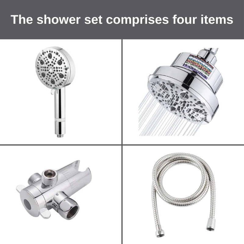 

Handheld Shower Head Two In One Shower Shower Long Hose Three Way Water Distributor Bathtub Showers Mounted Set Accessories