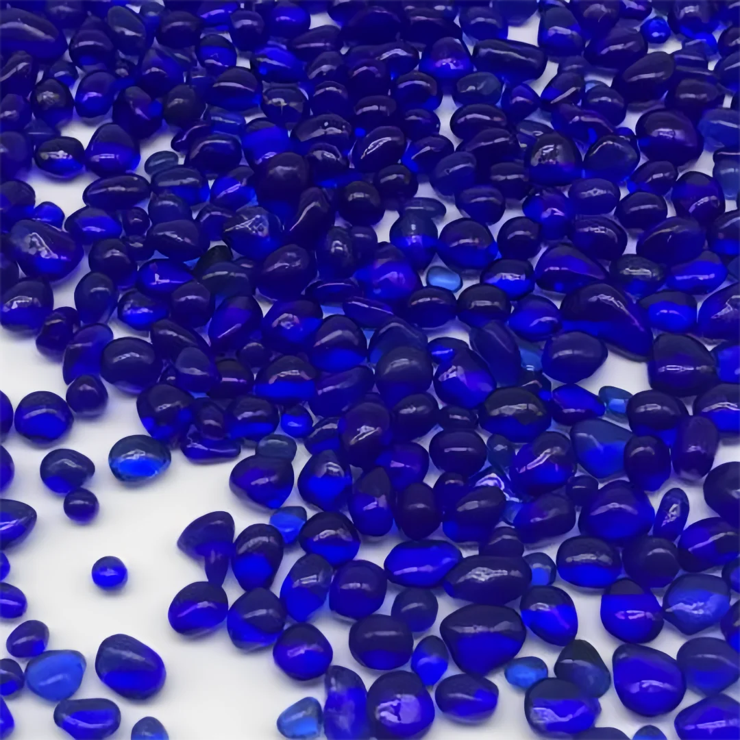 듀크 블루 유리 분쇄석 불규칙한 파란색 크리스탈 자갈  - Marine Aquarium Gravel 리뷰 및 가격