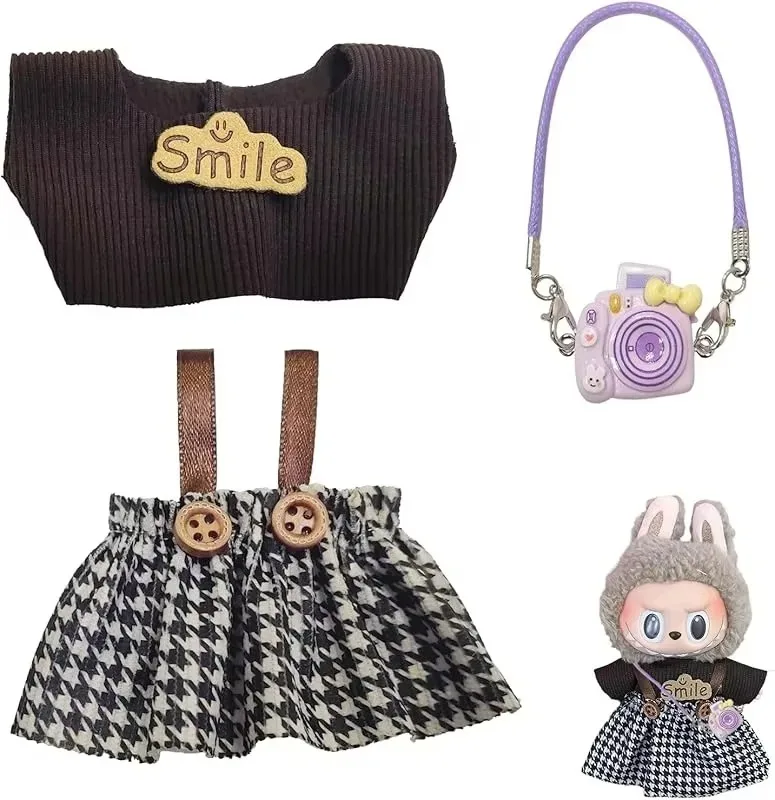 

Gxlaihly 17cm Labubu Doll Clothing Set - Cute & Stylish Costume Outfit Designed for Labubu Dolls