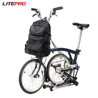 Litepro For Brompton Dahon Bicycle Large Capacity Travel Bag Waterproof Anti-theft Computer Outdoor Folding Bike Backpack
