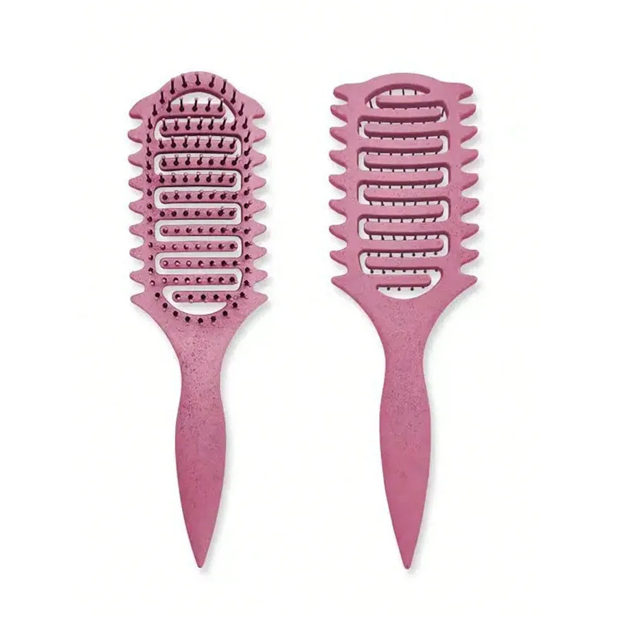 Locken-Definierbürste mit Hohlraumdesign, Entwirrbürste für nasses, lockiges Haar, Formgebende Lockenbürste, Friseurwerkzeug