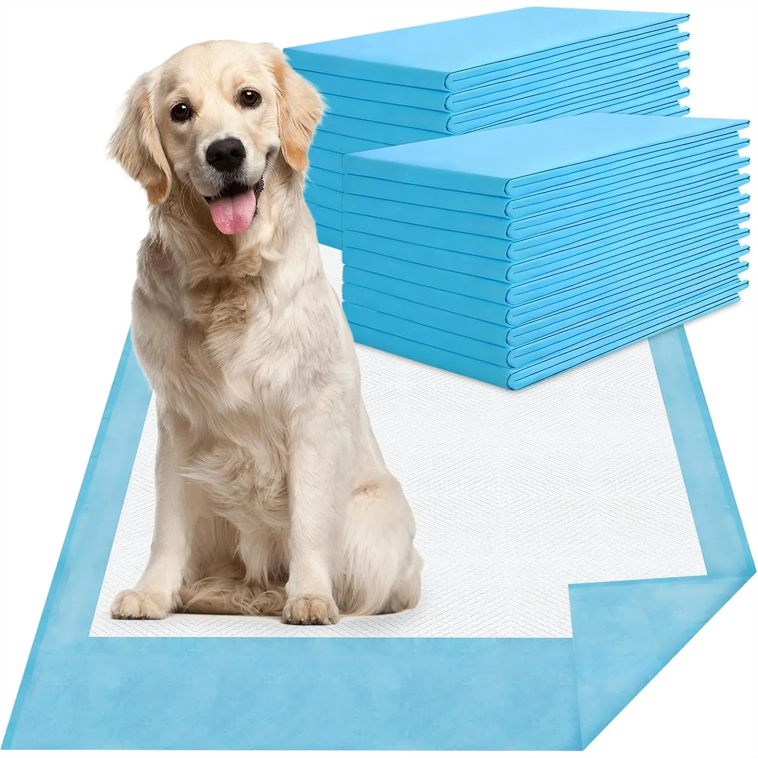 20 Pack Extra Large Puppy Pee Pads 57.4"x30" Leak-Proof High Absorbent Potty Training Pads Disposable Pet Supplies for Dogs Cats