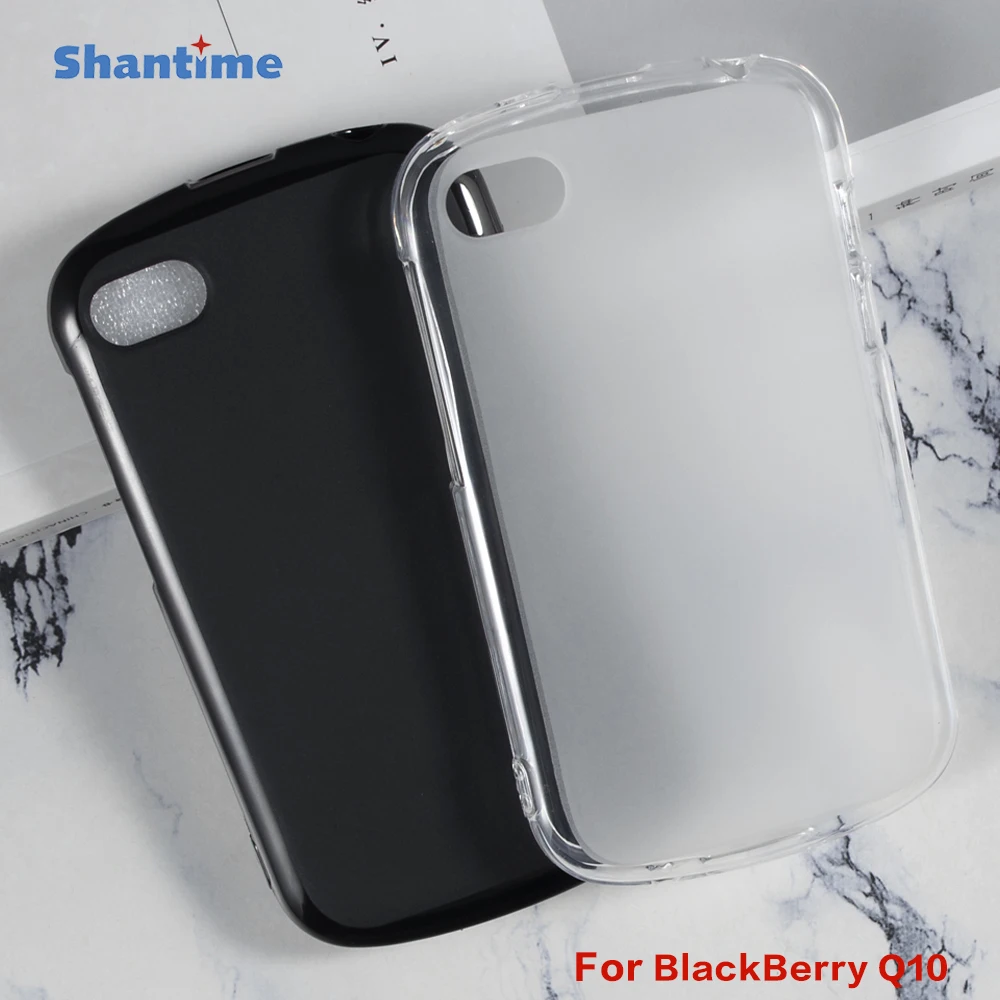 Case for BlackBerry Q10 TPU Shockproof Rubber Cover Protective Bumper Flexible Shell for BlackBerry Q10