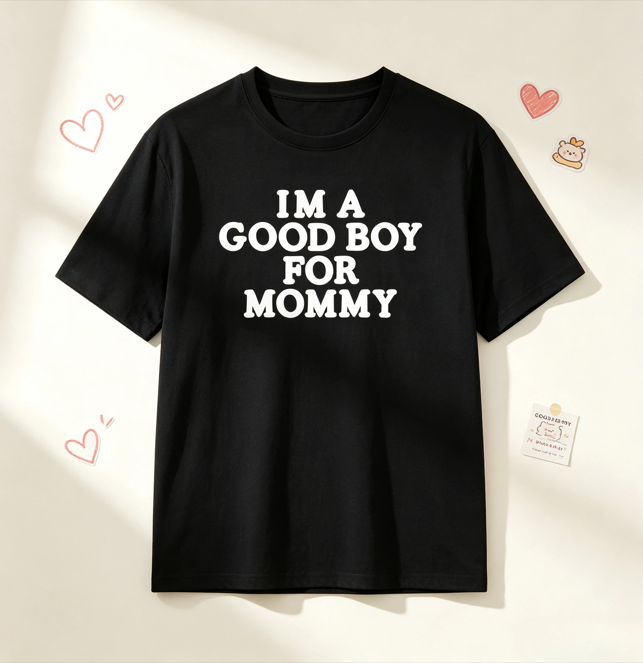 I'm A Good Boy for Mommy T-Shirt for Men Novelty Cotton T Shirt Gift Idea Tops Men's Clothing Women Clothing 2026 Summer T Shirt