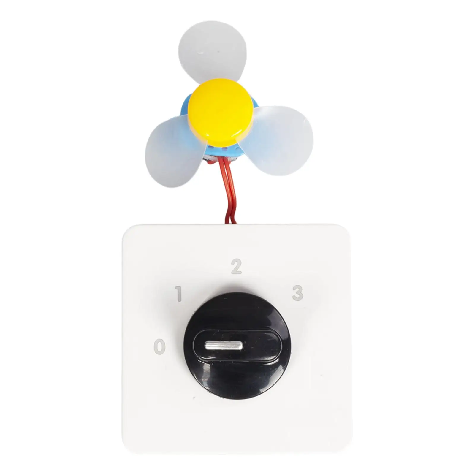 Small Fan with Rotary Knob for Busy Board DIY Accessories Material Children