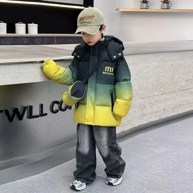 New  Boy  Winter Down Jacket Thickness Kids Baby  Coats  Children   Autumn  2025-A0109