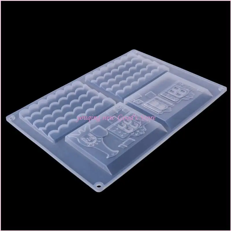 

57QA Christmas House Epoxy Resin Molds Villa UV Resin Molds Silicone Castle Epoxy Moulds For diy Jewelry Making Findings