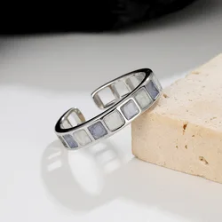 925 Sterling Silver Haze Blue Gutta Rings For Women Wedding Luxury Quality Jewelry Accessories Wholesale Offers