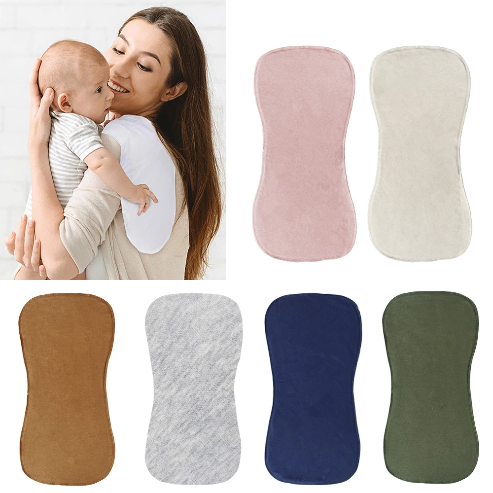 Baby Burp Cloths Cotton Soft Absorbent Two Layer Burping Rags For Infant Saliva Towel Newborns Accessories Boys Girls Bib