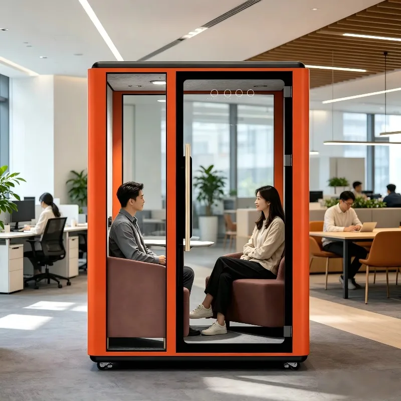 Movable Modular Eco-Friendly Modern Workspace Studio Cabin Acoustic Phone Room Soundproof Meeting Booth Outdoor Office Pods