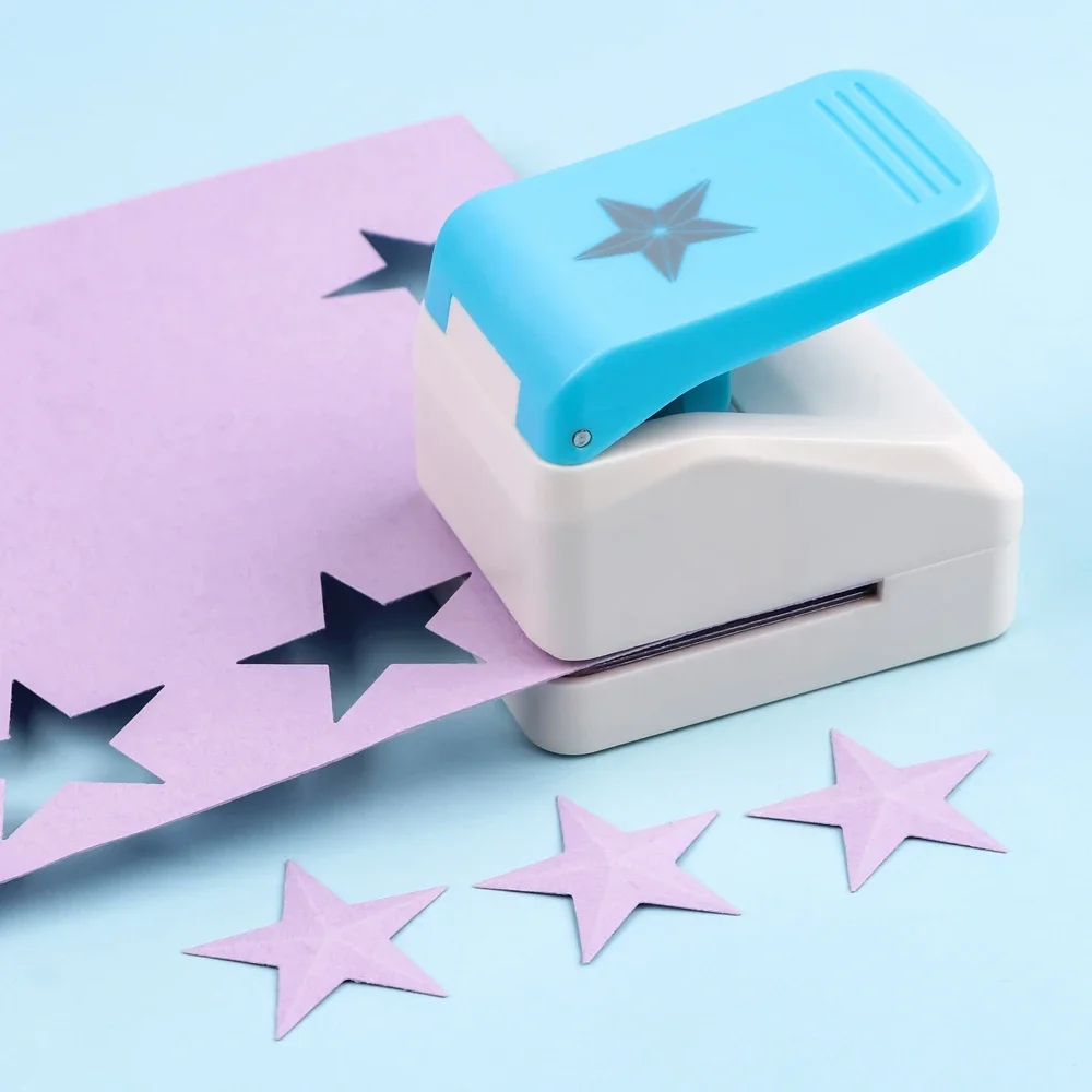 3D Stempelvorm Craft Punch Embossing Machine Ronde Perforator Getande Puncher Embosser