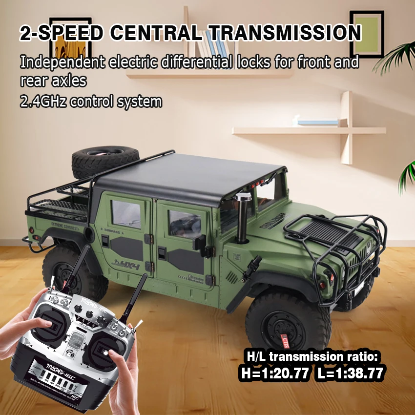 Outdoor Toys New HG P415A 1/10 4*4 RC Off-road Vehicle Car for Pick-up Remote Control Crawler Model