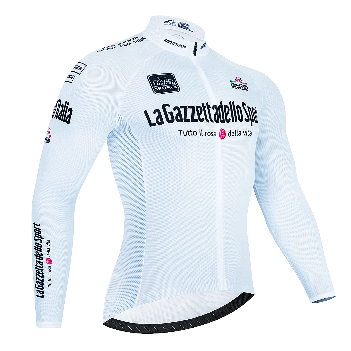 2023 Tour De Italy D\'ITALIA Cycling Jersey Premium Anti-UV Long Sleeve Sweatshirt Cycling Suit Autumn Quick-Dry Racing Uniform