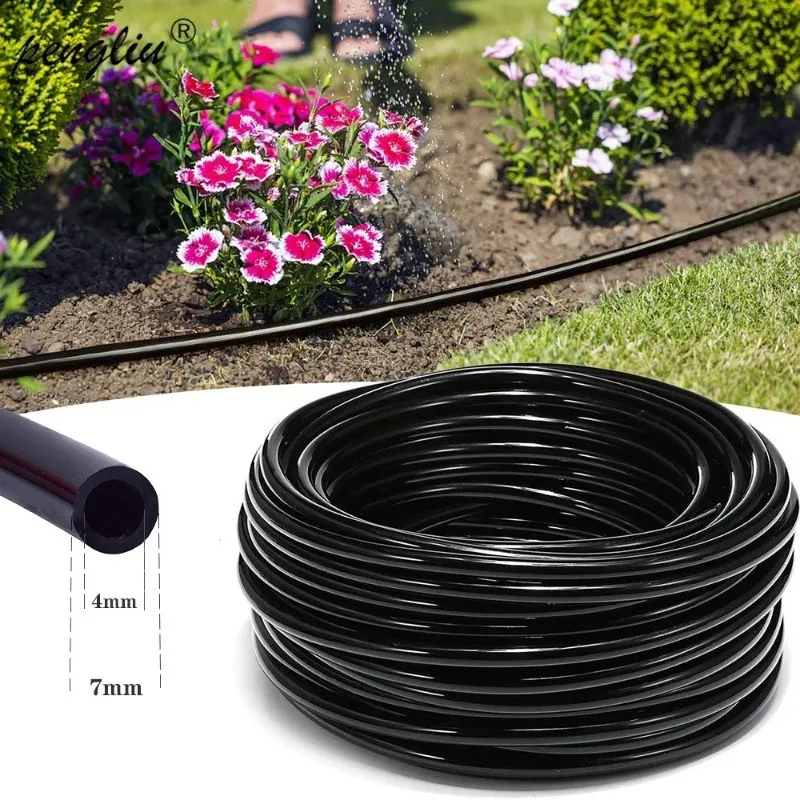

4/7mm Hose PVC Water Pipe Irrigation Tube Garden Water Drip Hose Irrigation Hose