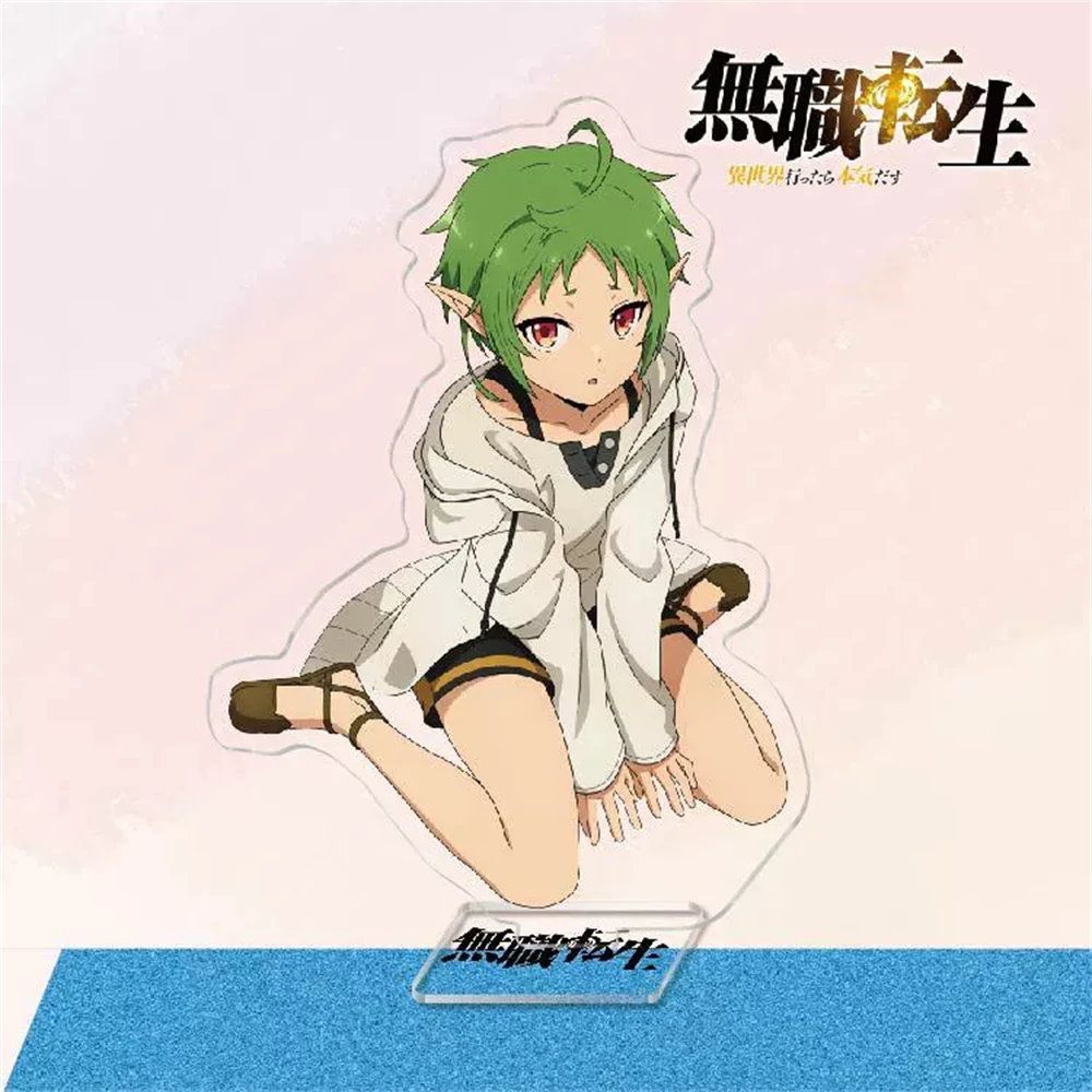 Anime Mushoku Tensei: Jobless Reincarnation Cosplay Acrylic Stand Ornaments Roxy Figure Stand Halloween Gifts