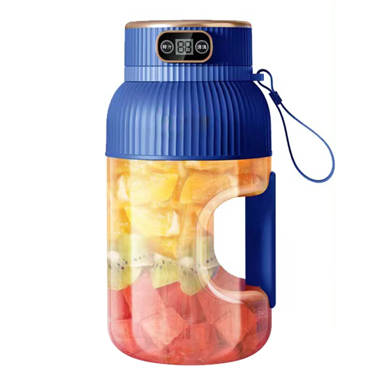 Fruit Juicer Cup Portable Electric Fruit Mixer Stirrng Cup Large Capacity Smoothie Quick Making Bottle Suitable Juice Production - Image 5