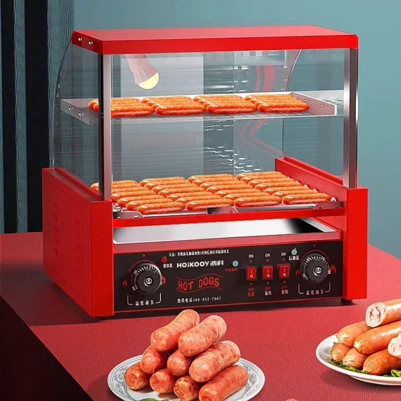 Commercial Fully Automatic Sausage Making Machine – Large Volume, Smart Hot Dog Maker for Night Market Stalls