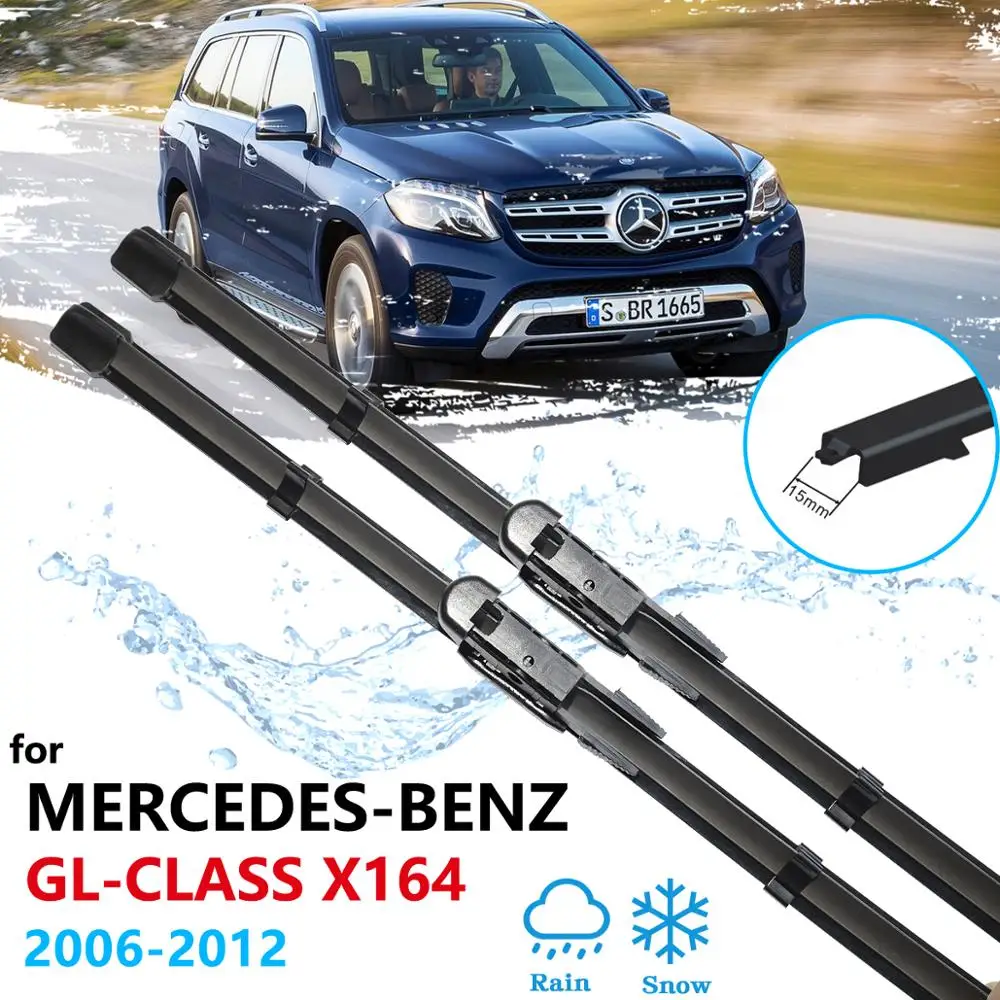 For Mercedes Benz GL-Class GL Class X164 2006~2012 Front Windscreen Windshield Wipers Car Accessories 2007 2008 Car Wiper Blades