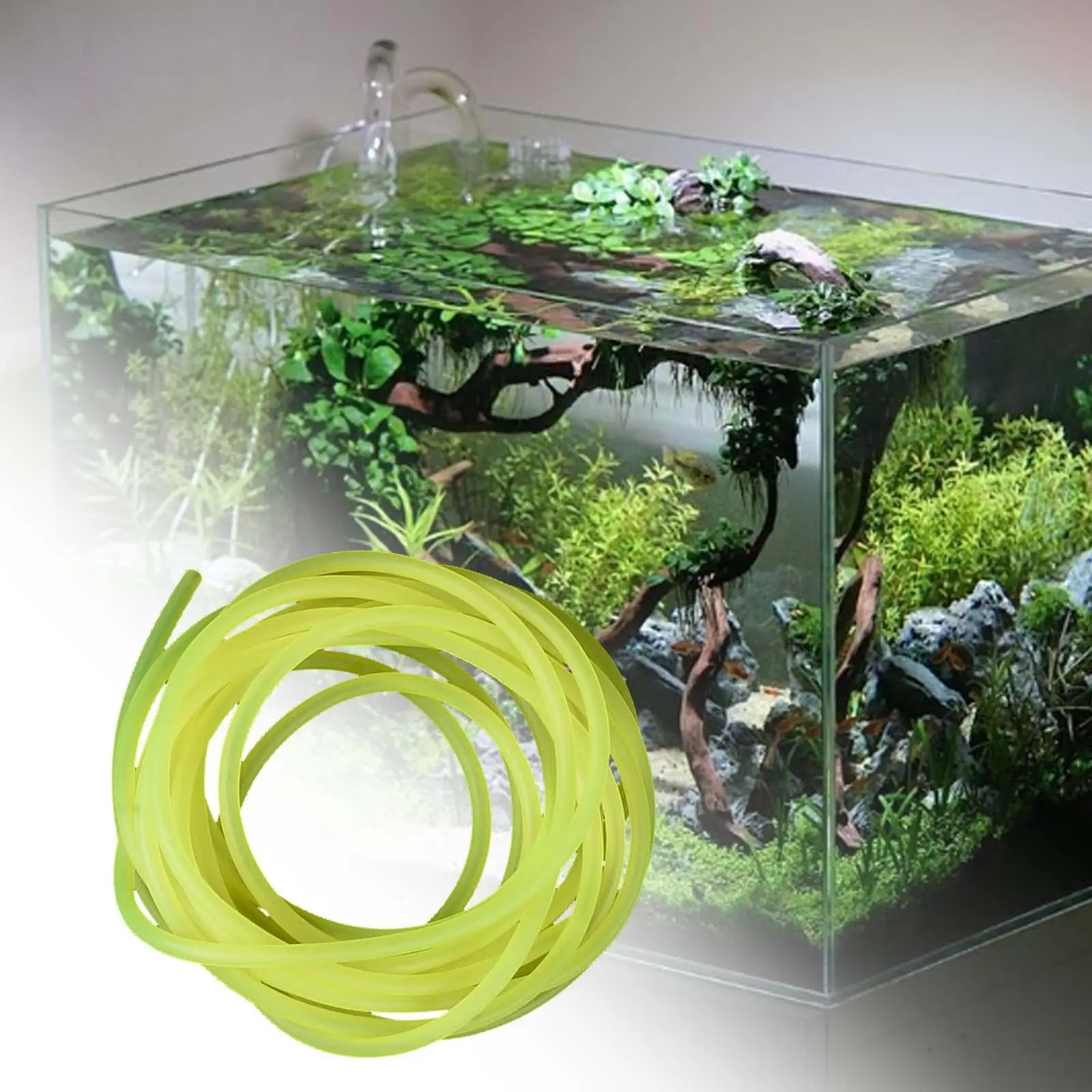 Airline Tubing Aquarium Air Pump Accessories Lightweight O2 Tube Water Pipe for Clownfish Guppy Small Animals Plants Tortoise