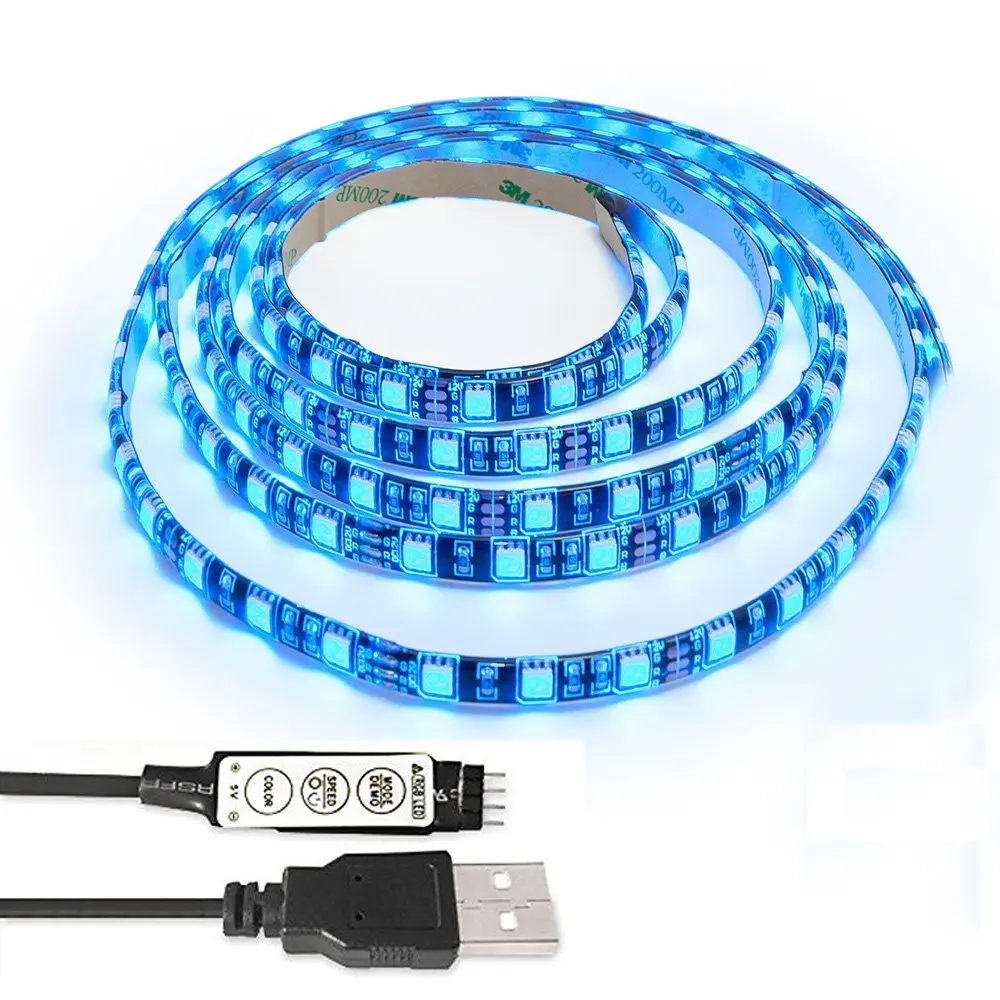 Vendita calda manuale Mini 3 tasti TV sfondo striscia luminosa Usb5v striscia luminosa TV sfondo striscia di luce Set