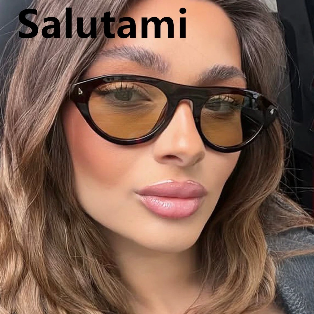 2026 Neue heiße kleine Cat-Eye-Sonnenbrille für Damen – Vintage Dreieck-Nieten-Cateye-Sonnenbrille für elegante Damen in Leoparden- und Schwarztonen