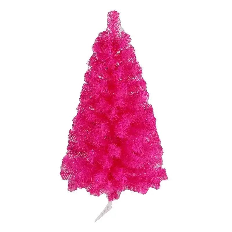 Albero di Natale fucsia 2 3 4 5 6 7 8 FT Porta esterna natalizia per festival non decorata