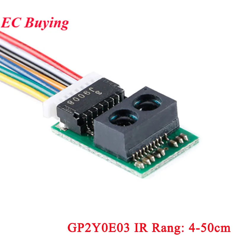 GP2Y0A02YK0F 20-150cm GP2Y0A21YK0F 10-80cm GP2Y0A41SK0F 4-30cm GP2Y0E03 4-50cm GP2Y0A51SK0F 2-15cm IR Infrared Ranging Sensor