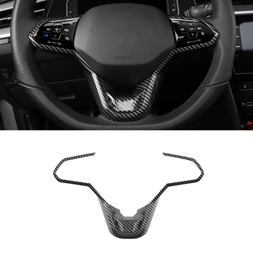 

Car Steering Wheel Trim Sticker for VW ID4 ID3 ID6 Crozz 2021-2025 Jetta 2022-2026 Tiguan Caddy IV Polo 2020-2025 Accessories