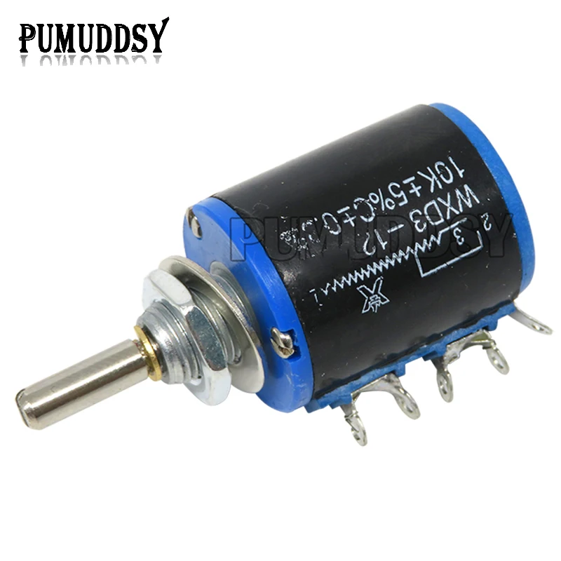 1pcs WXD3 WXD3-12 1W 1K 2K2 3K3 4K7 10K Ohm 100R 220R 470R 2.2K 3.3K 4.7K 1W Wirewound Potentiometer