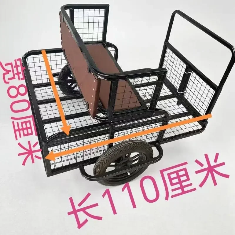 كشك مقطورة معلق على شكل دلو للسيارة الكهربائية الخارجية لنظام سقي الحديقة باللون الأسود #4