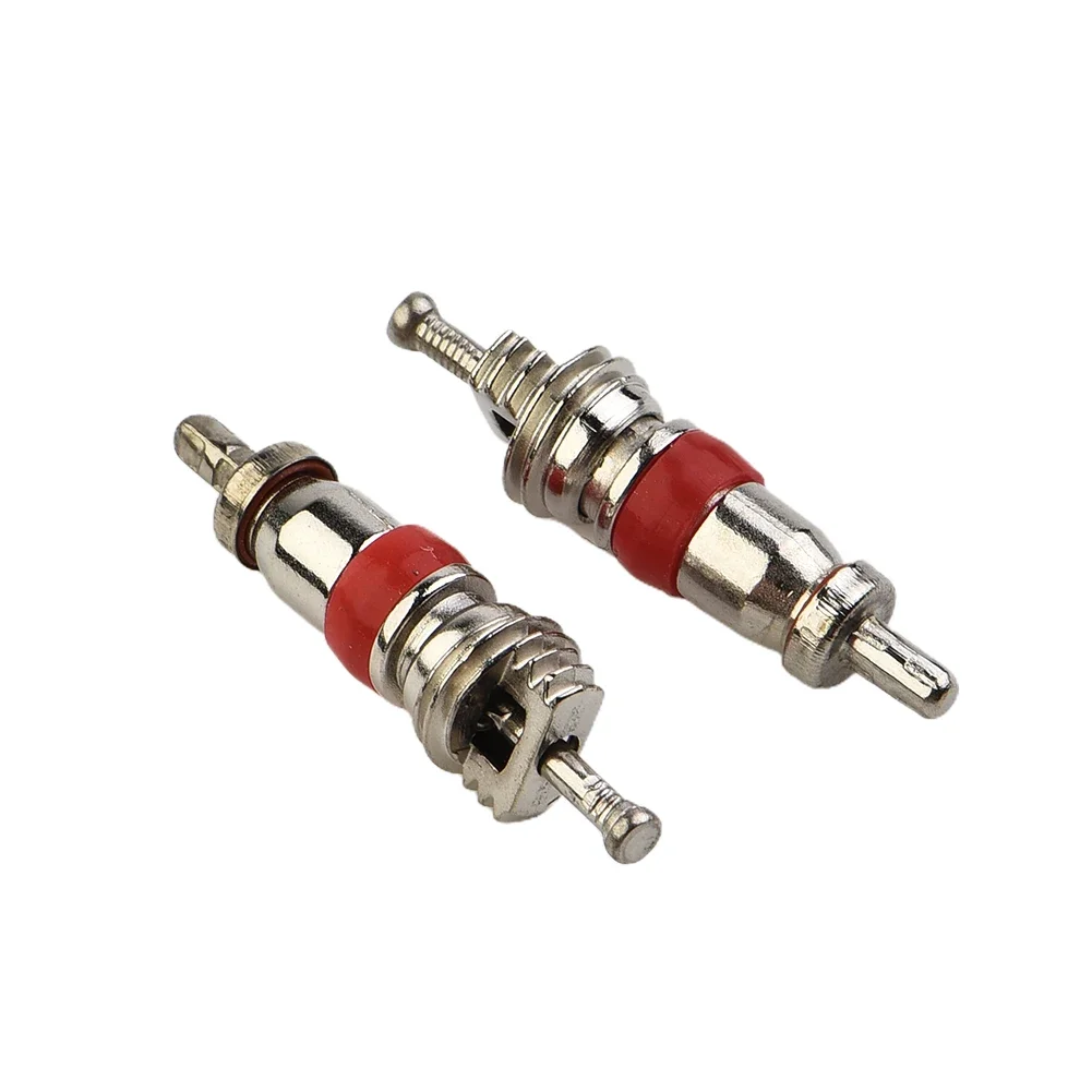 20Pcs/set Copper Car Bike Motorcycle Rubber Hose Tubeless Type Valve Insert Valve Core Valve Stem Core Replacement Part