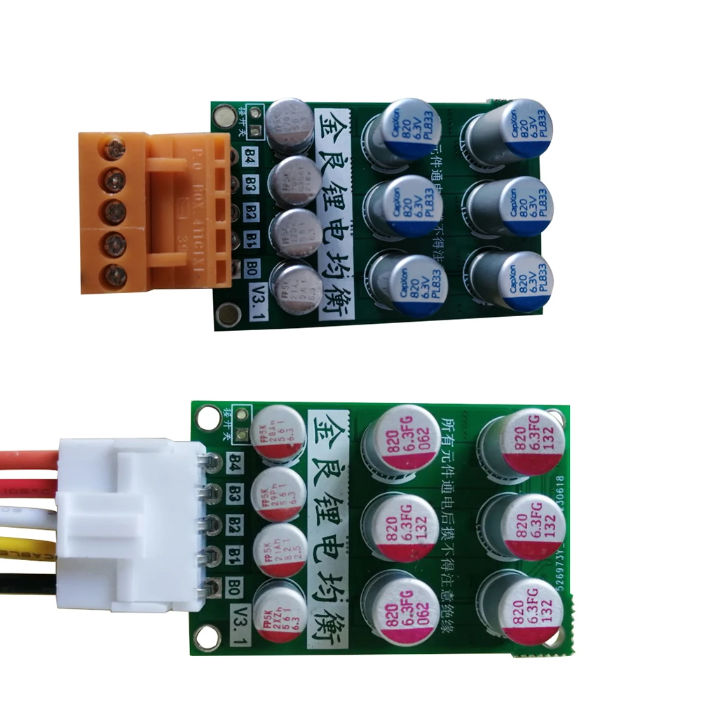 4S 3S 0-4A Active Equalizer Capacitive Balancer 18650 Lifepo4 Li-ion Battery Balance For 12V Electric CAR BMS Protection Board