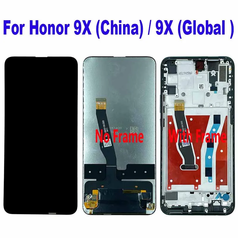 

For Honor 9X (China) HLK-AL00 HLK-TL00 LCD Display Touch Screen Digitizer Assembly For Honor 9X (Global ) STK-LX1