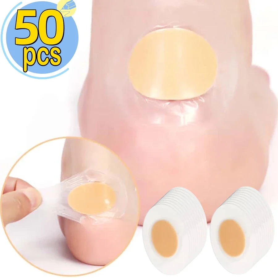 10-50pcs Gel Heel Protector Foot Patches Adhesive Blister Pads Heel Liner Shoes Stickers Pain Relief Foot Cushion For Women