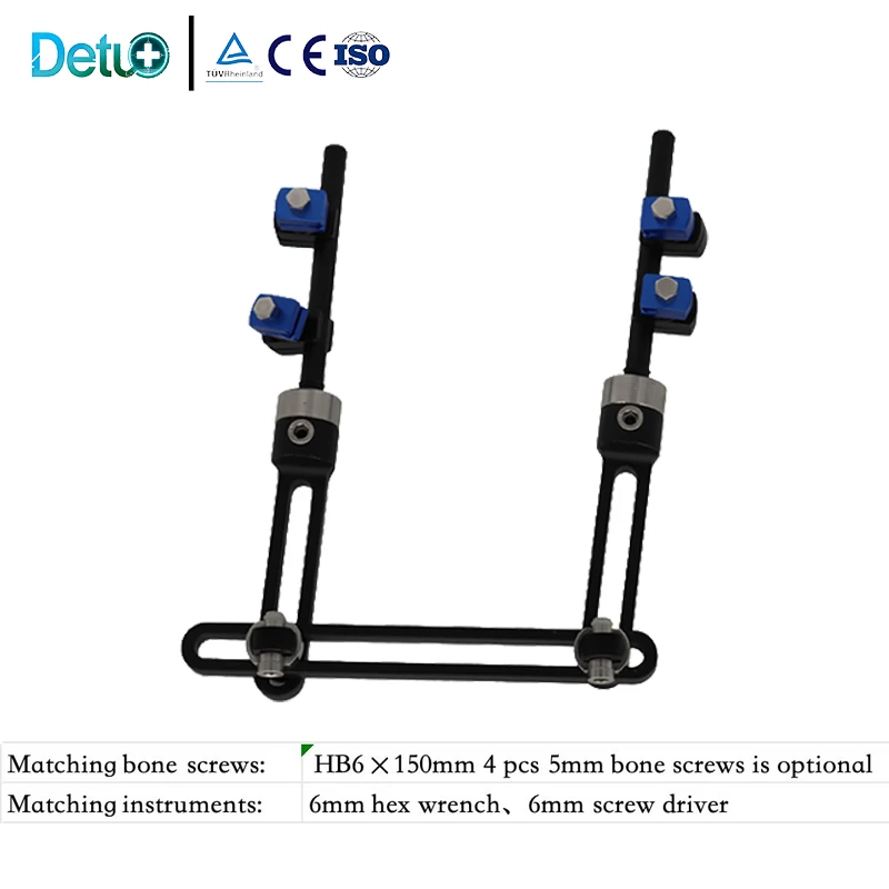 Pelvic External Fixator Combination Three Orthopedic Surgical Bone Fixation System For Hospital CE Certified Aluminum