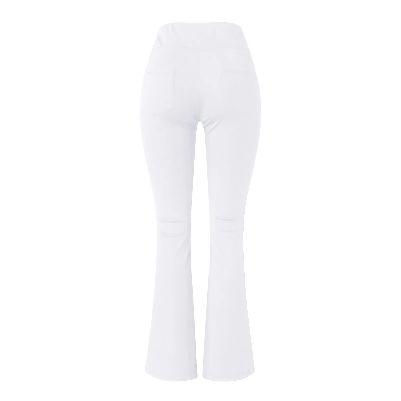 2024 Women Yoga Leggings High Waist Casual Sport Pants With Pockets Flared Pants Trousers Fashion Leggings Flare Yoga Pant