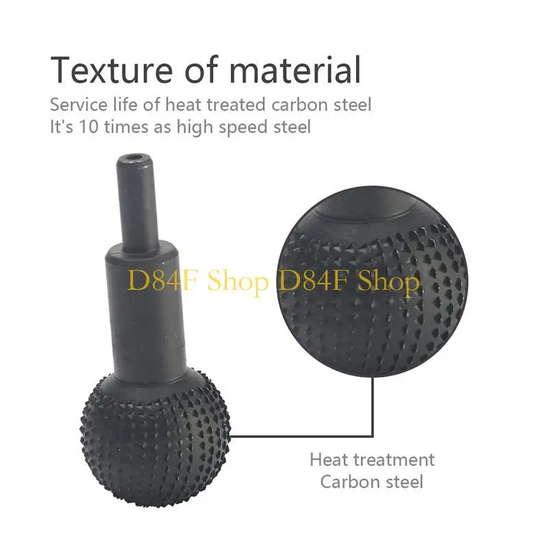 

D84F Ball Gouge Sphere Rotary Burr for Wood Grooves Carved Stuff Grinding for H