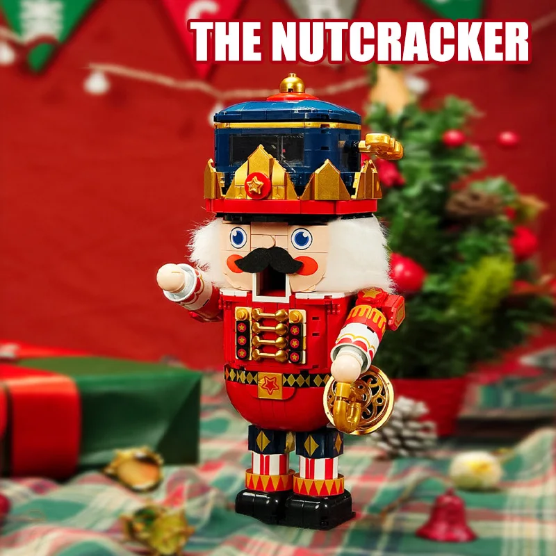 2023 New MOC City 721pcs The Christmas Nutcracker Model Building Blocks DIY Creative Soldiers Bricks Toys For Children Gifts