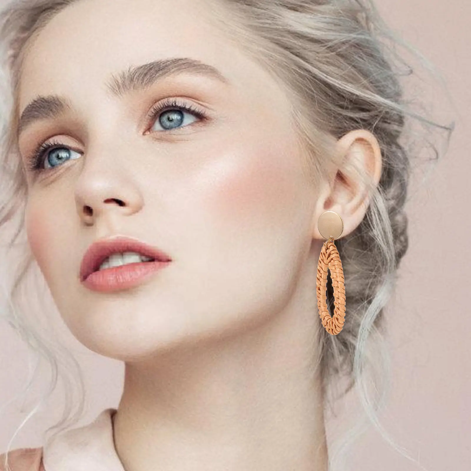 3Pairs Ear Set For Daily Wear Earrings Jewelry Rattan Drop Women Elegant Beach Gorgeous Novel Design