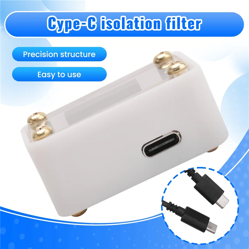 

Type-C Filter 480M Rate 1500V Voltage Isolation For Digital Broadcast Decoding Amplifier Sound Card