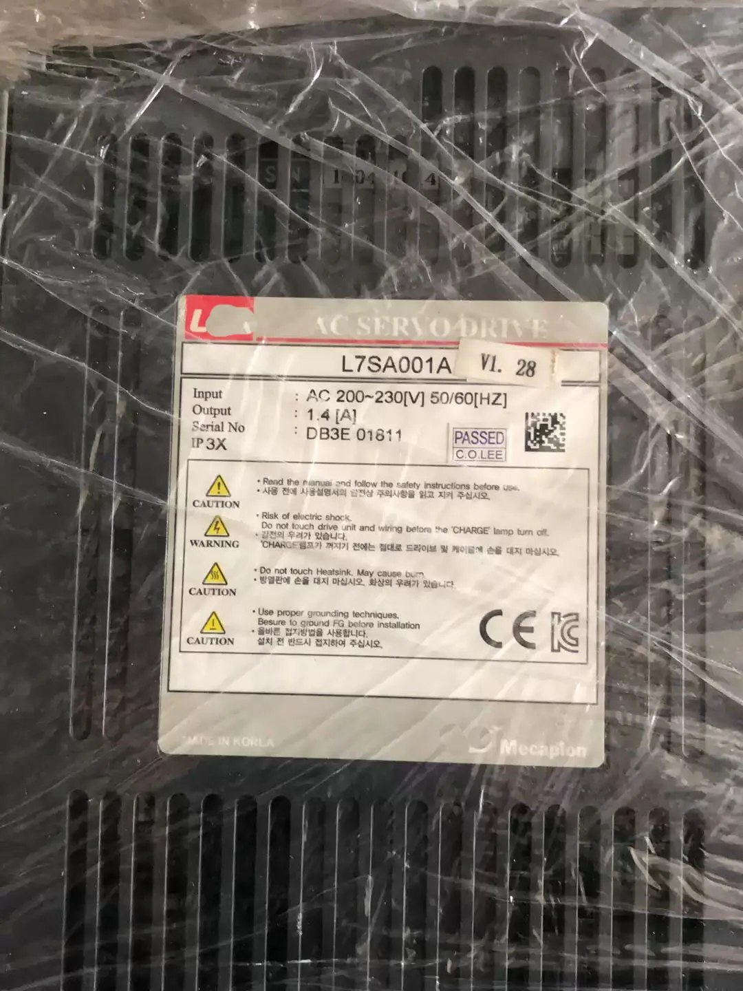 Servo Drive L7SA001A para LS