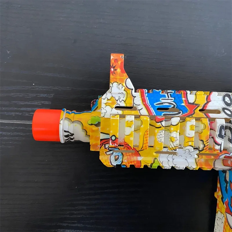 High-speed M416 Electric Gel Ball Toy Gun Burst Orange Plug And bottle Magazine For Outdoor Interactive Parent-child Games