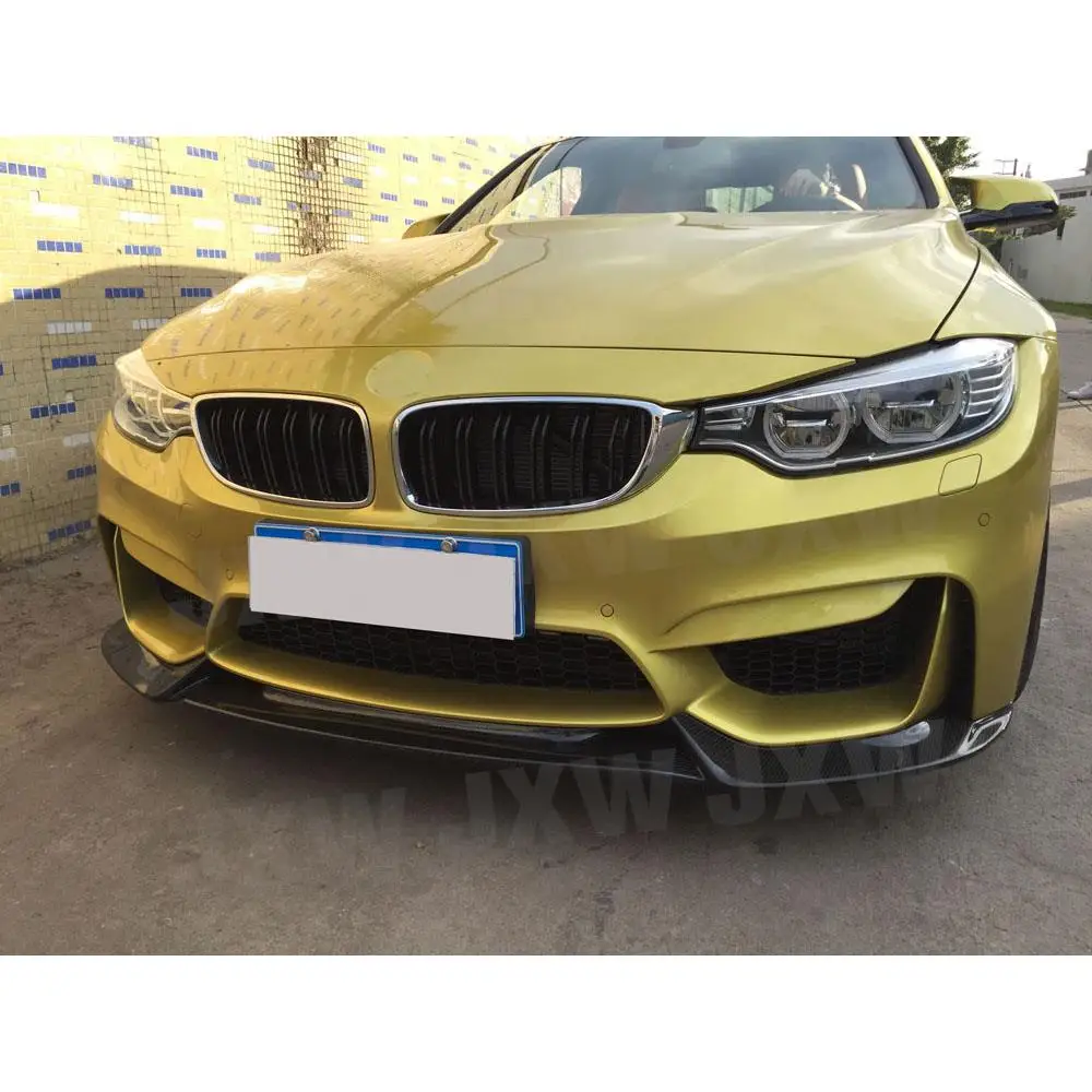 

Спойлер переднего бампера JXWANCF из карбона для BMW 3 серии F80 M3, 4 серии F82 F83 M4 2014-2017, удлинитель переднего бампера из FRP.