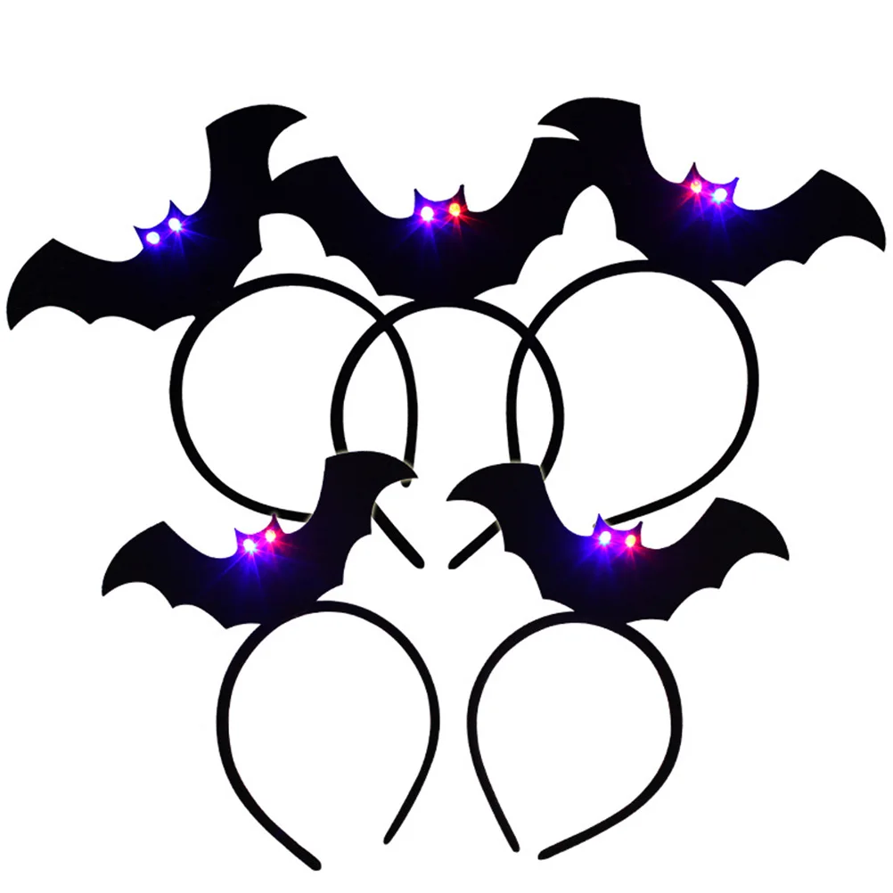 

4pcs Bat Hairb Halloween Headb Party Hoop Cosplay Styling Lightweight Comfortable Matching Clothes Classic Trendy Hair