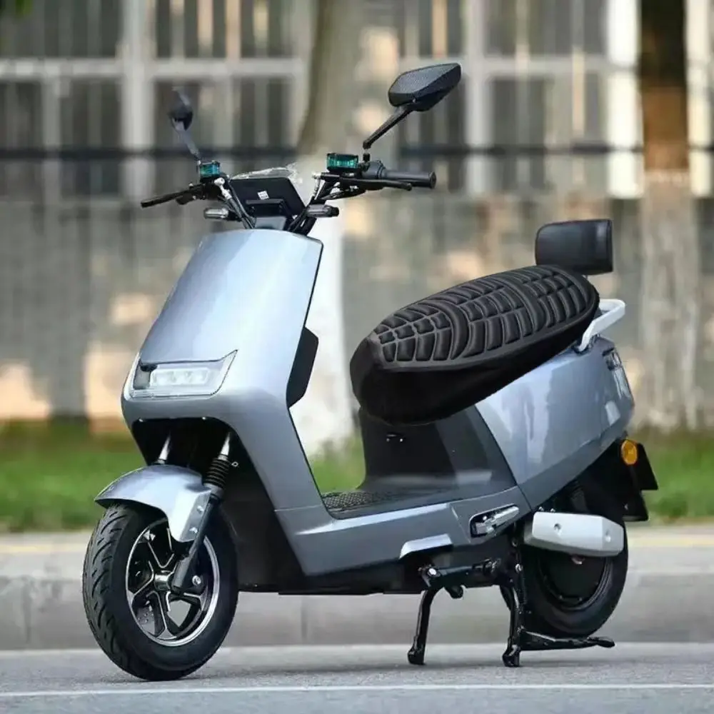 مرونة عالية ثلاثية الأبعاد غطاء مقعد دراجة نارية تنفس المضادة للانزلاق غطاء مقعد دراجة نارية كهربائية سميكة واقية من الشمس #1