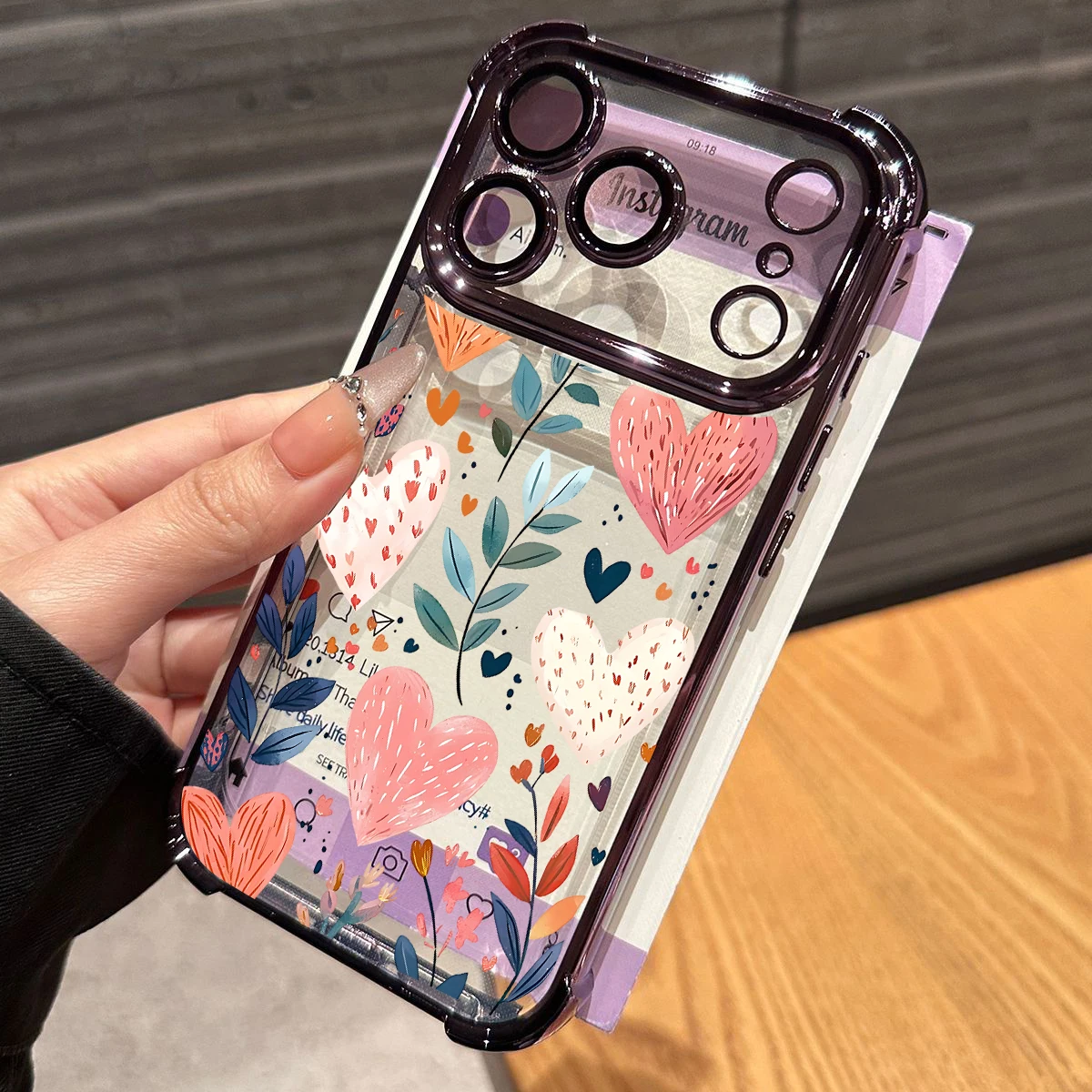 Cute Love Heart Lea…