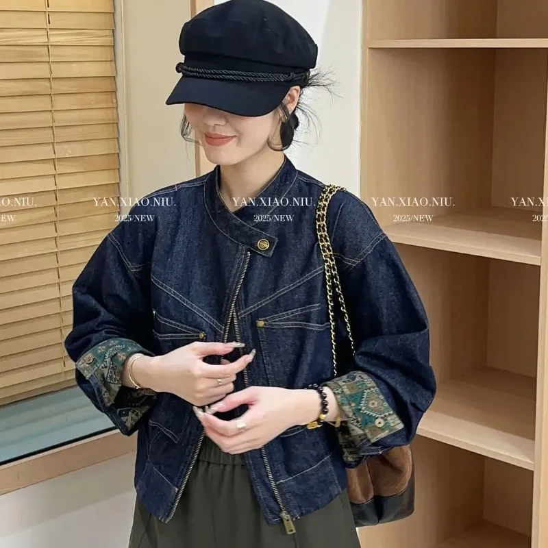 

Женская одежда, весенне-осенняя модная простая офисная женская пуговица, однотонный кардиган с круглым вырезом, женское универсальное пальто на молнии, топы