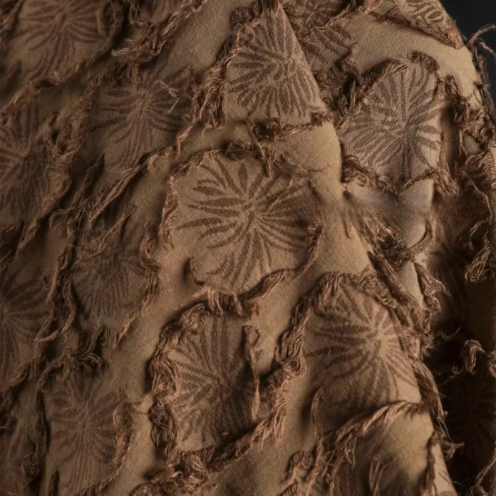 

Хлопковая льняная ткань с кисточками, толстая ткань для куртки, дизайнерская ткань для одежды, материал для одежды, ткань для шитья одежды своими руками