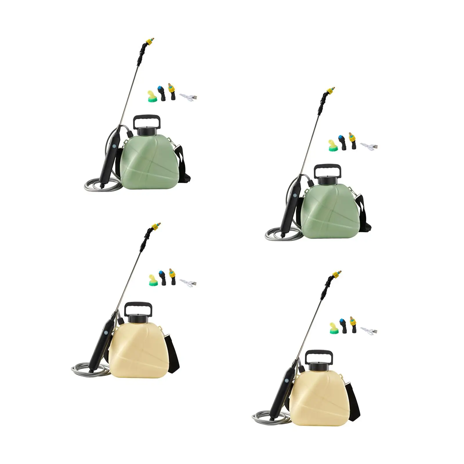 

5L Electric Garden Plant Sprayer Retractable Rod Adjustable Nozzles USB