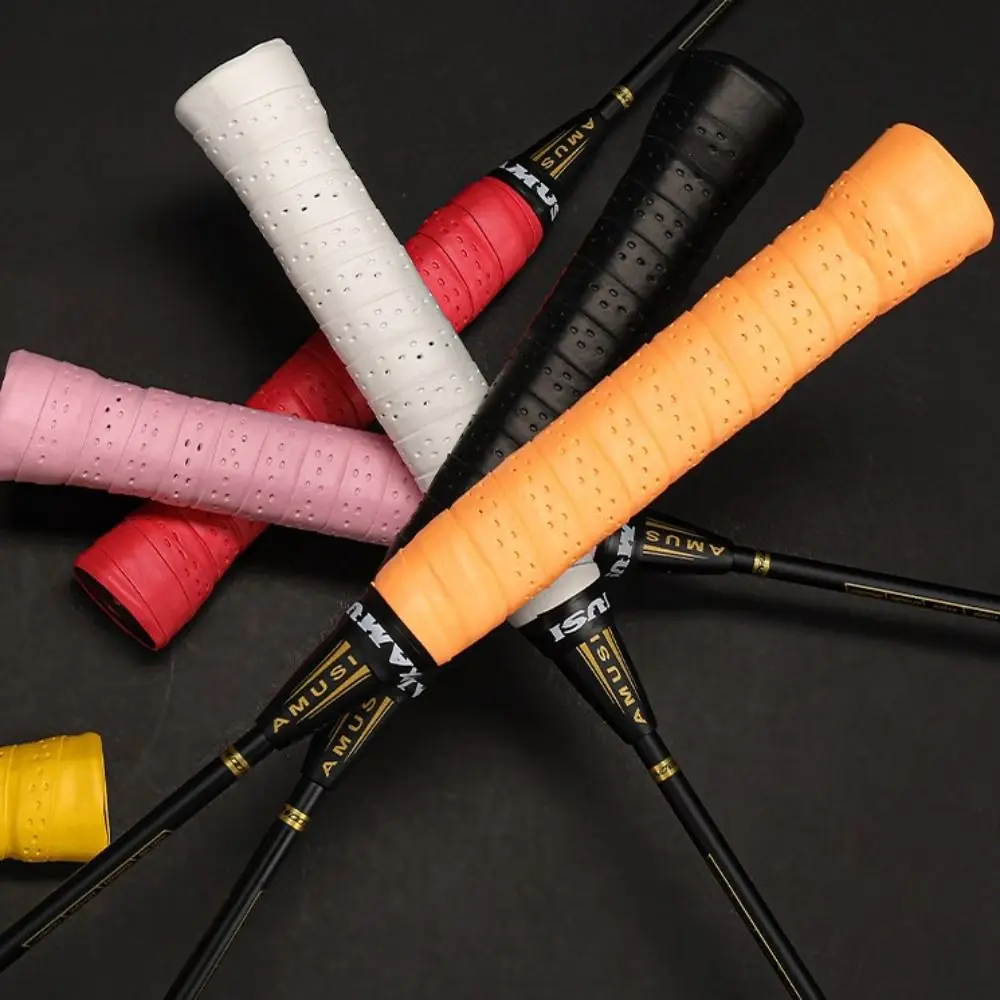 شريط غراء تنس الريشة السميك ، شريط منشفة مانع للانزلاق ، شريط يمتص العرق للمضرب ، صنارة صيد ، مقلاع ، قبضة تنس